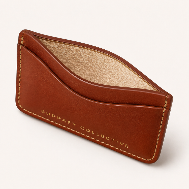 The Cognac Card Holder