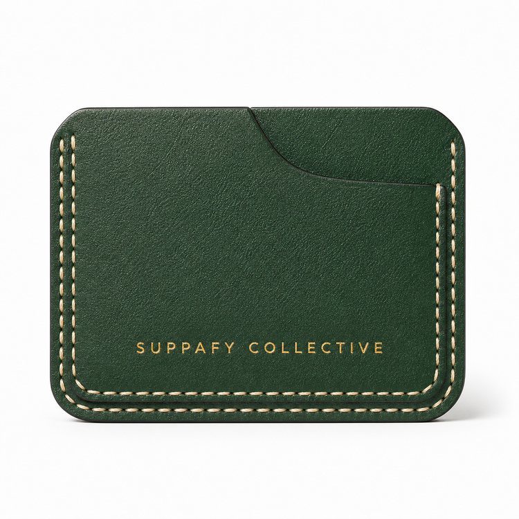 The Verde Card Holder – Emerald Green