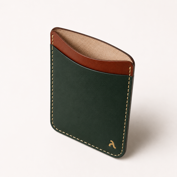 The Vanguard Card Sleeve – Forest Green