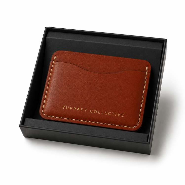 The Cognac Card Holder