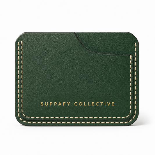 The Verde Card Holder – Emerald Green
